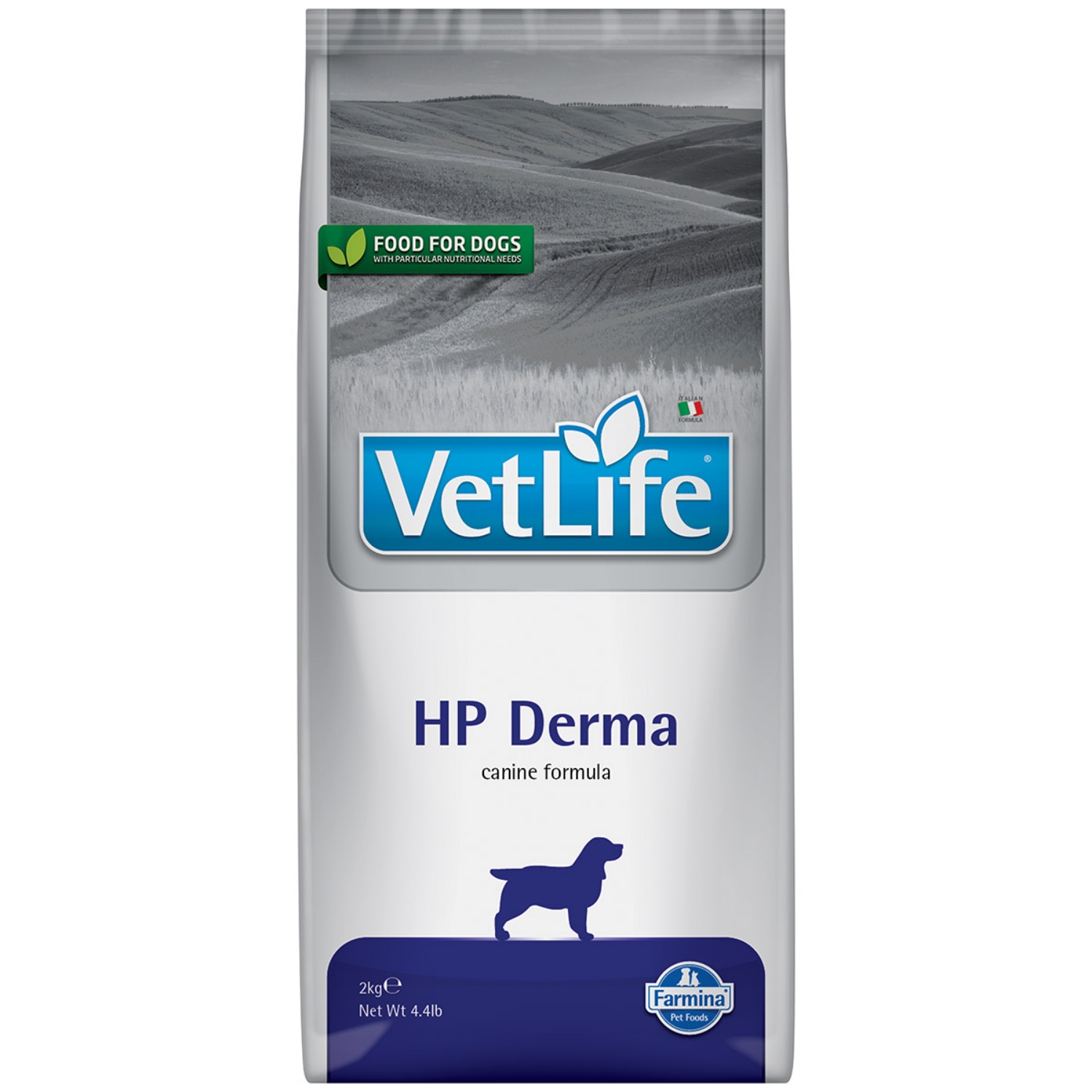 Picture of Canine Farmina Vetlife Hp Derma Dry Food - 4.4lbs / 2kg