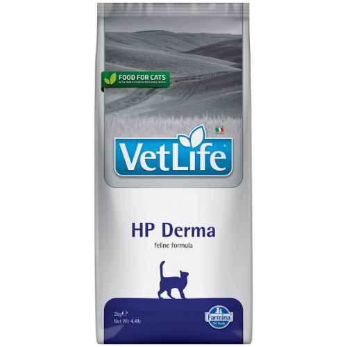 Picture of FELINE FARMINA VETLIFE HP Derma Dry Food - 2kg