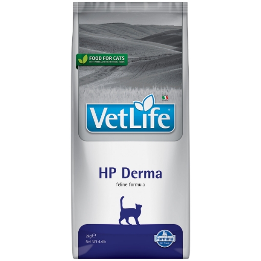 Picture of FELINE FARMINA VETLIFE HP Derma Dry Food - 2kg