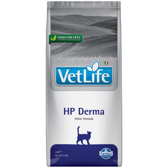 Picture of FELINE FARMINA VETLIFE HP Derma Dry Food - 4.4lbs / 2kg