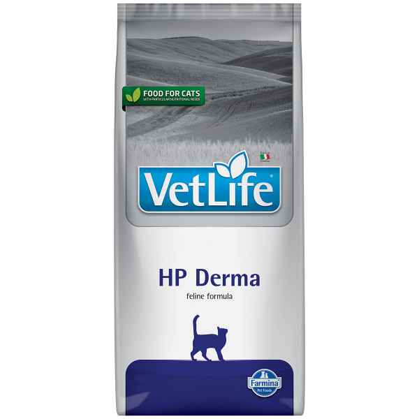 Picture of FELINE FARMINA VETLIFE HP Derma Dry Food - 5kg(so)