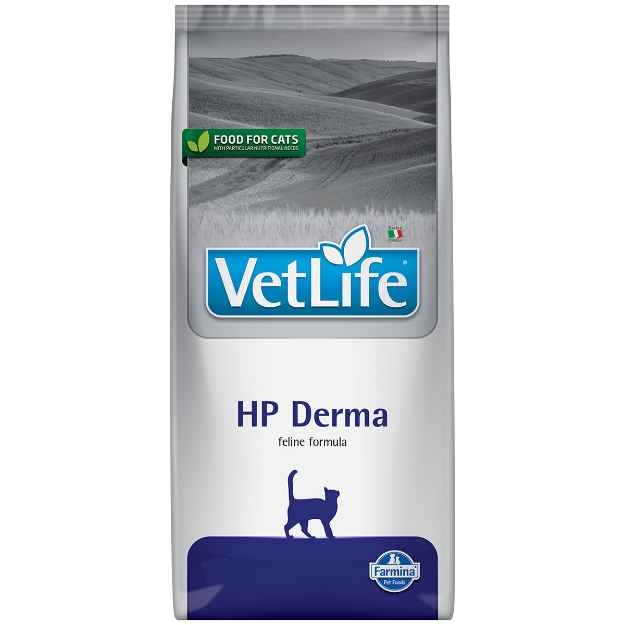 Picture of FELINE FARMINA VETLIFE HP Derma Dry Food - 11lbs / 5kg