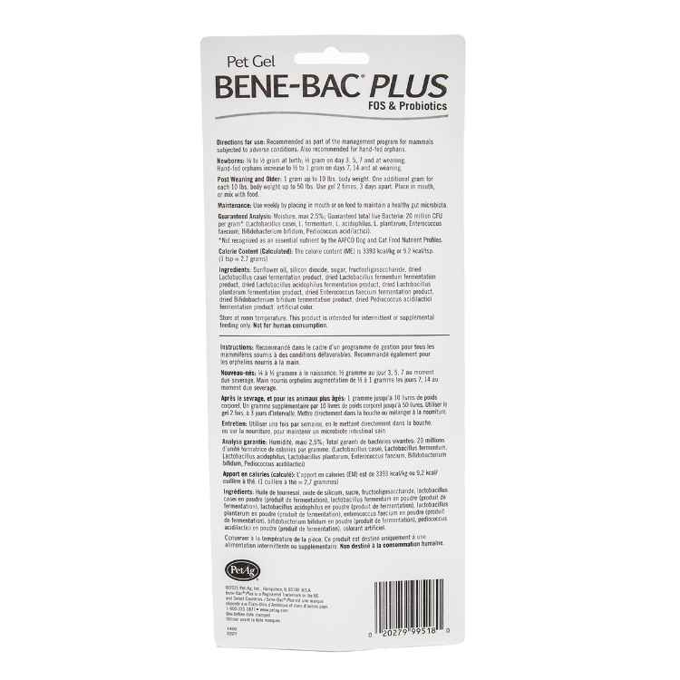 Picture of BENE - BAC PLUS PET Gel - 0.53oz/15g