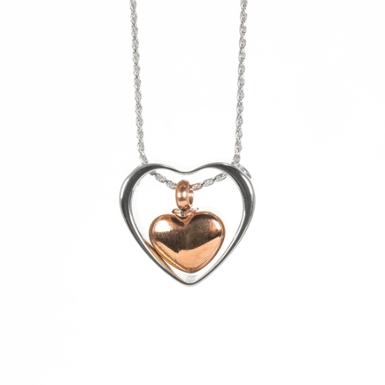 Picture of CREMATION JEWELRY Forever Pendant with Rose Gold