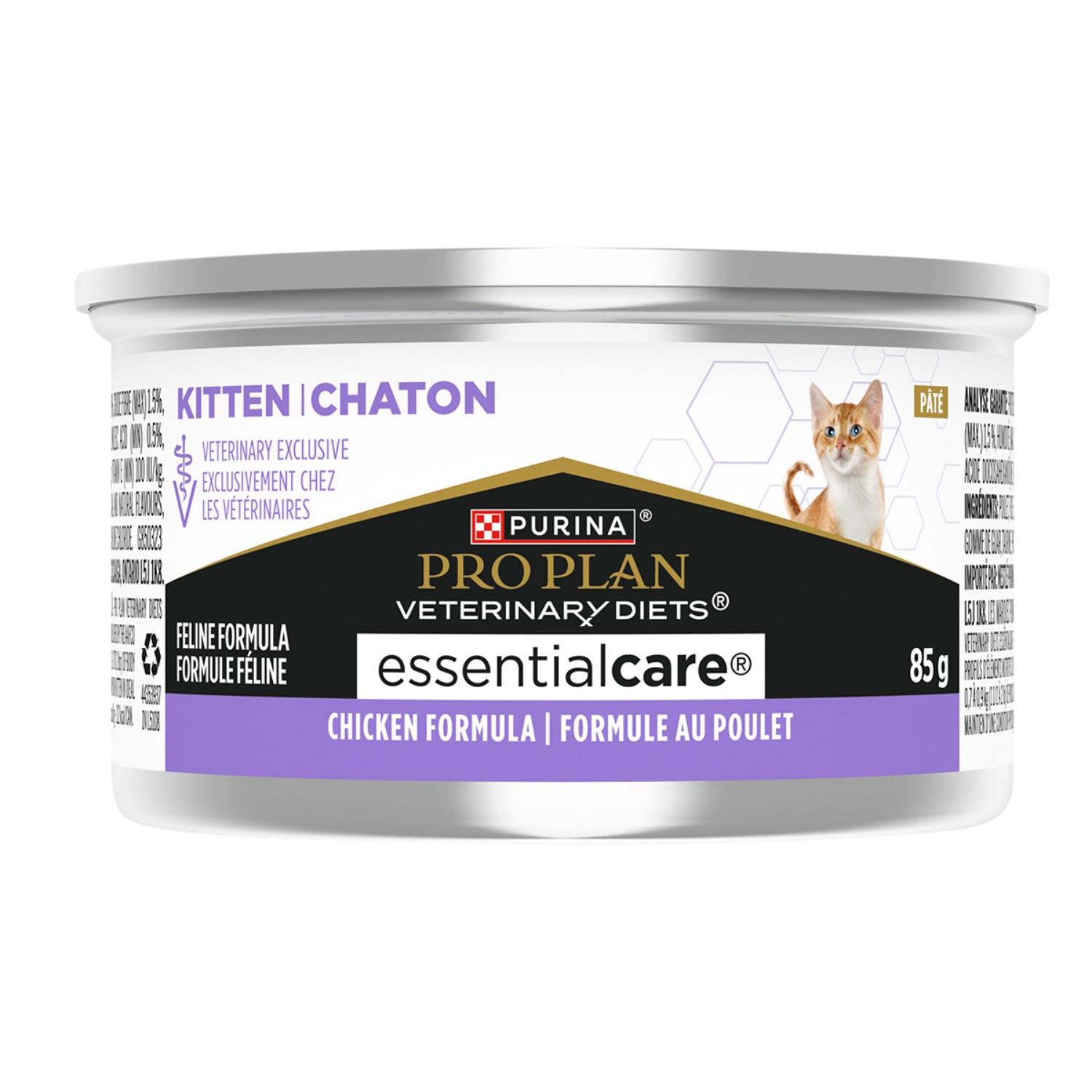 Picture of Purina Pro Plan Essential Care Kitten Formula Wet Cat Food - 24 X 85gm Cans 