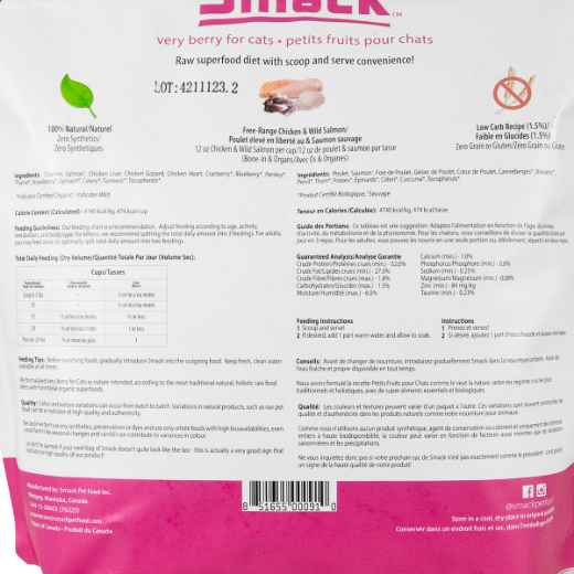 Picture of FELINE SMACK RAW SUPER FOOD DEHYDRATED Very Berry - 1.5kg/3.3lbs