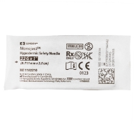 Picture of MONOJECT HYPO SAFETY NEEDLE (BLACK) 22g x 1in - 100s