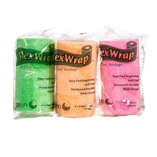 Picture of FLEXWRAP EQUINE EZ TEAR BANDAGE Assorted Neon Colors - 18/box