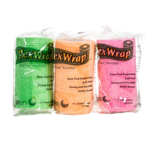 Picture of FLEXWRAP EQUINE EZ TEAR BANDAGE Assorted Neon Colors - 18/box