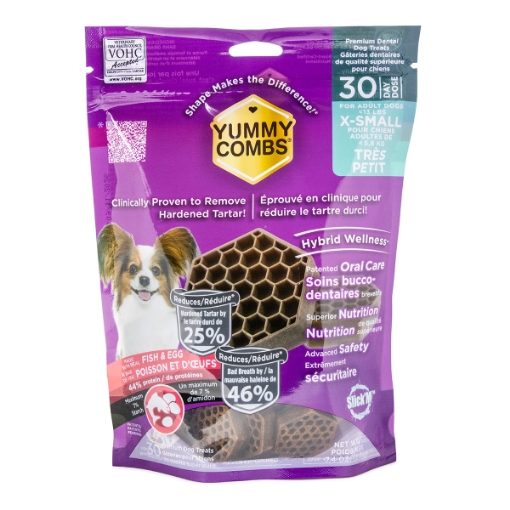 Picture of YUMMY COMBS FISH & EGG 30 DOSES XSMALL - 30s