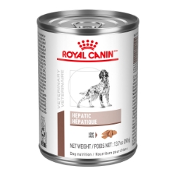 Picture of Royal Canin Veterinary Diet HEPATIC Loaf Dog Food - 12 X 390gm