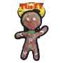 Picture of XMAS HOLIDAY CANINE TUFFY GINGERBREAD MAN 