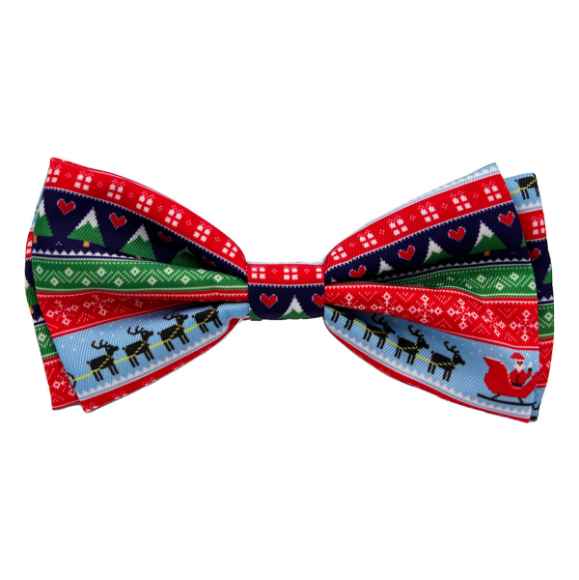 Picture of XMAS CANINE BOW TIE NECK WEAR Ugly Sweater - Small