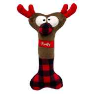 Picture of XMAS HOLIDAY CANINE POWER PLUSH Reindeer Bone - 10.5in 