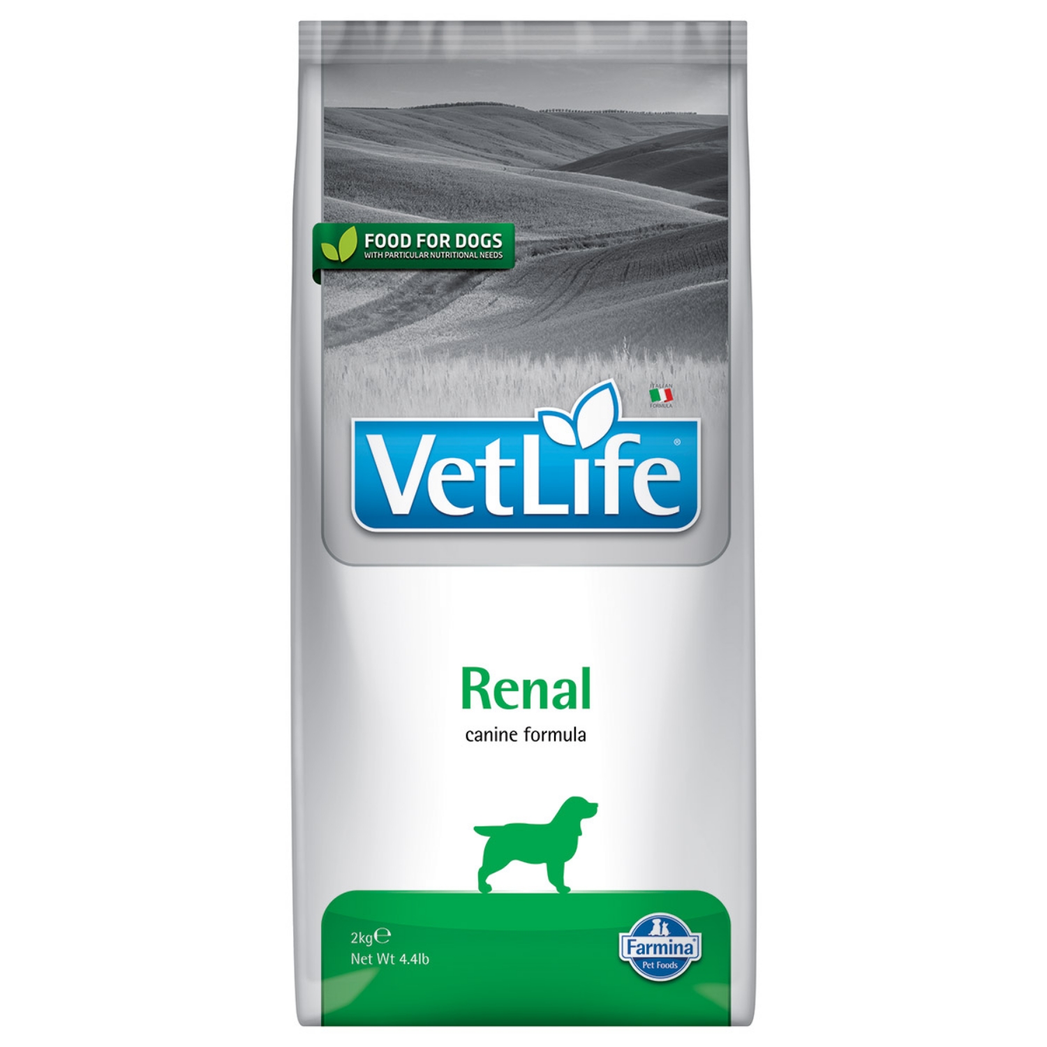 Picture of Canine Farmina Vetlife Renal Dry Food - 4.4lbs / 2kg