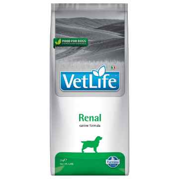Show details for CANINE FARMINA VETLIFE Renal Dry Food - 4.4lbs / 2kg Picture of CANINE FARMINA VETLIFE Renal Dry Food - 4.4lbs / 2kg