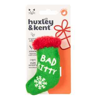 Picture of XMAS HOLIDAY FELINE Huxley & Kent Good/Bad Kitty Stocking 