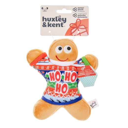 Picture of XMAS HOLIDAY CANINE POWER PLUSH Ugly Sweater Gingerbread Man - Small