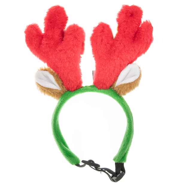 Picture of XMAS HOLIDAY CANINE ZIPPYPAWS HOLIDAY ANTLERS - Small