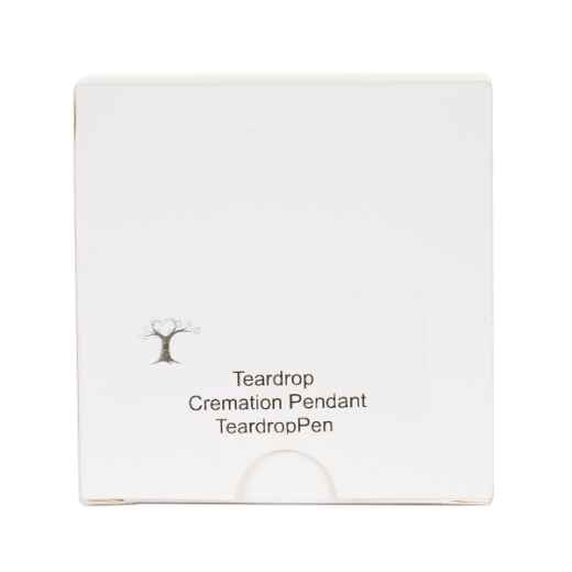 Picture of CREMATION JEWELRY Teardrop Pendant with Paw Print