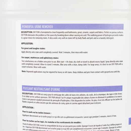 Picture of OXY PUR STAIN, URINE & ODOR CONTROL - 4L