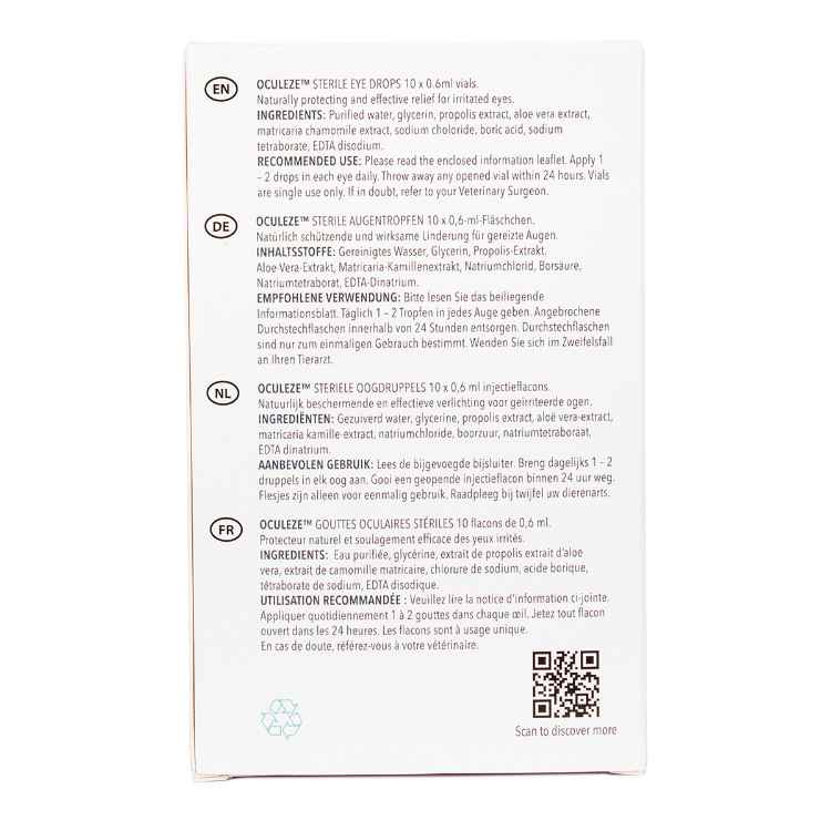 Picture of OCULEZE EYE DROPS 0.6ml vial - 10/pk