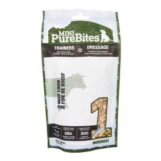 Picture of TREAT MINI-PUREBITES CANINE TRAINERS Beef Liver - 3oz/85g