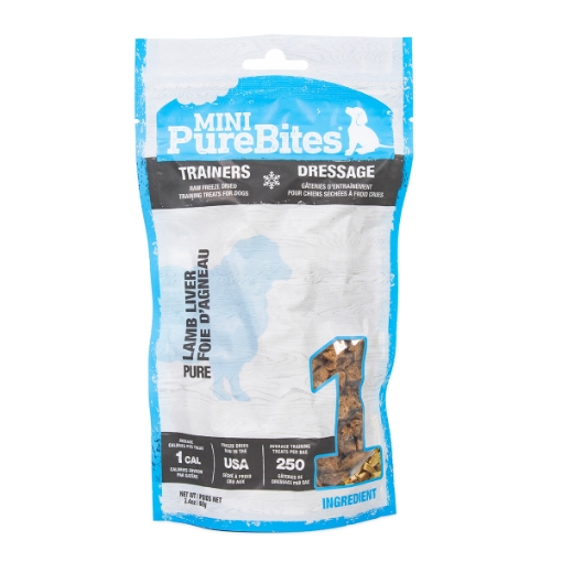 Picture of TREAT MINI-PUREBITES CANINE TRAINERS Lamb - 2.4oz/68g