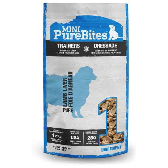 Picture of TREAT MINI-PUREBITES CANINE TRAINERS Lamb - 2.4oz/68g