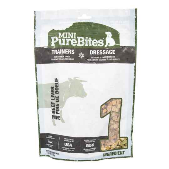 Picture of TREAT MINI-PUREBITES CANINE TRAINERS Beef Liver - 9.5oz/270g