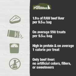 Picture of TREAT MINI-PUREBITES CANINE TRAINERS Beef Liver - 9.5oz/270g