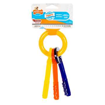 Show details for NYLABONE PUPPY TEETHING KEYS (N220) - Small Picture of NYLABONE PUPPY TEETHING KEYS (N220) - Small