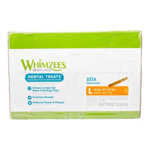 Picture of TREAT CANINE Whimzees Stix's Large BULK - 40/box