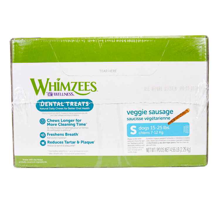 Picture of TREAT CANINE Whimzees Veggie Sausage Small BULK - 150/box