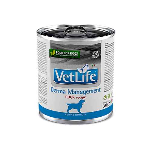 Picture of CANINE FARMINA VETLIFE Derma Management Duck - 6 x 300g cans