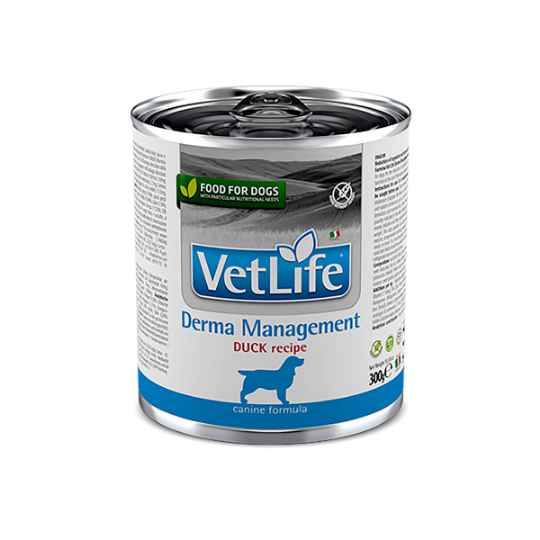 Picture of CANINE FARMINA VETLIFE Derma Management Duck - 6 x 300g cans