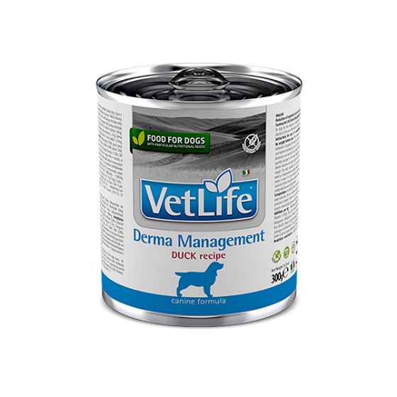 Picture of CANINE FARMINA VETLIFE Derma Management Duck - 6 x 300g cans