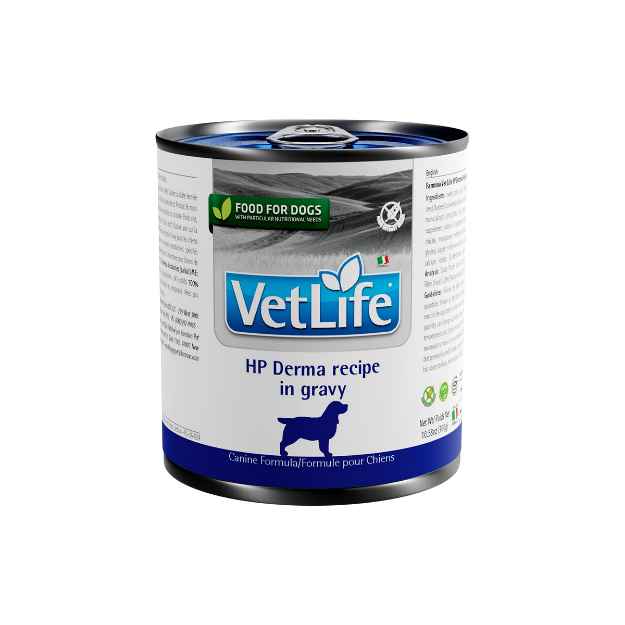 Picture of CANINE FARMINA VETLIFE HP Derma - 6 x 300g cans