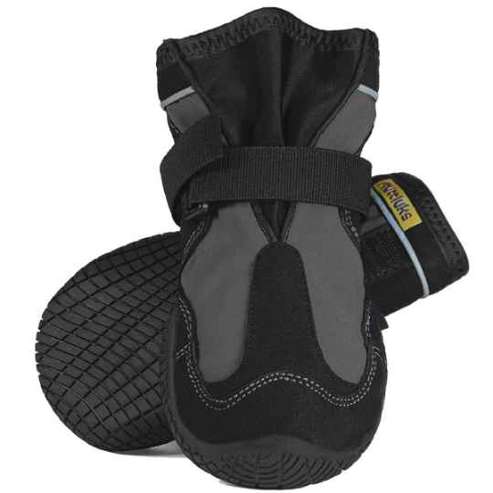 Picture of BOOTS MUTTLUK DOG SNOW MUSHERS Med/Lrg Grey - 2/pk