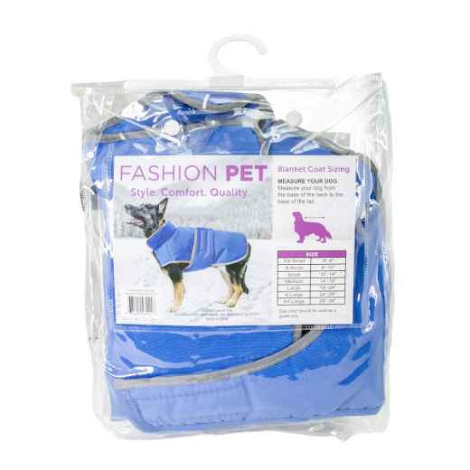 Picture of COAT CANINE BLANKET COAT Royal Blue - Medium