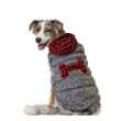 Picture of COAT CANINE BUFFALO PLAID Gray - X Small