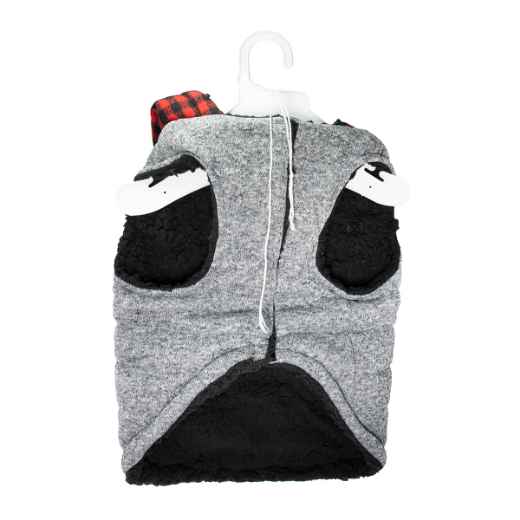 Picture of COAT CANINE BUFFALO PLAID Gray - Large