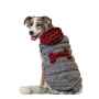 Picture of COAT CANINE BUFFALO PLAID Gray - X Large