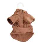 Picture of ROBE CANINE TEDDY BEAR HOODED Brown - X Small