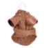 Picture of ROBE CANINE TEDDY BEAR HOODED Brown - X Small