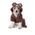 Picture of ROBE CANINE TEDDY BEAR HOODED Brown - X Small