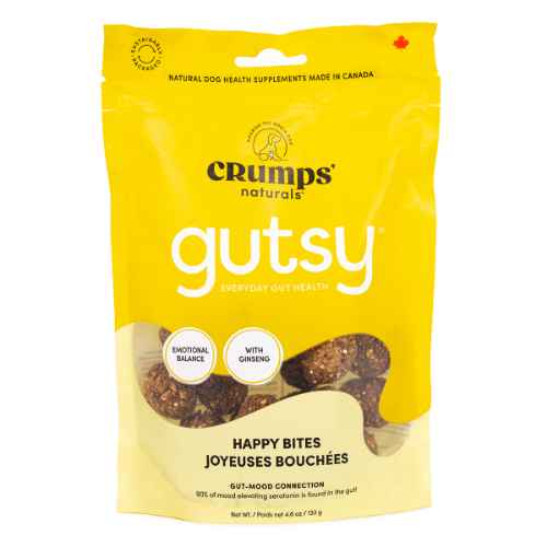 Picture of CRUMPS NATURALS DOG TREATS GUTSY  Happy Bites - 4.6oz/130g