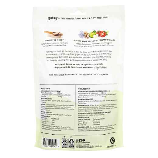 Picture of CRUMPS NATURALS DOG TREATS GUTSY Balance Bites - 10oz/284g