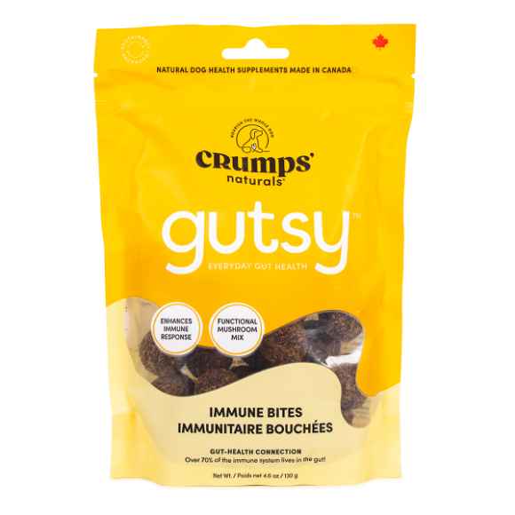 Picture of CRUMPS NATURALS DOG TREATS GUTSY Immune Bites - 4.6oz/130g