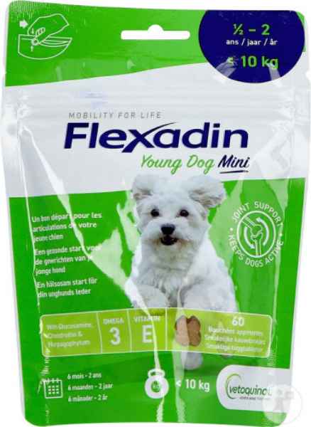 Picture of FLEXADIN YOUNG DOG MINI CHEWS - 60's